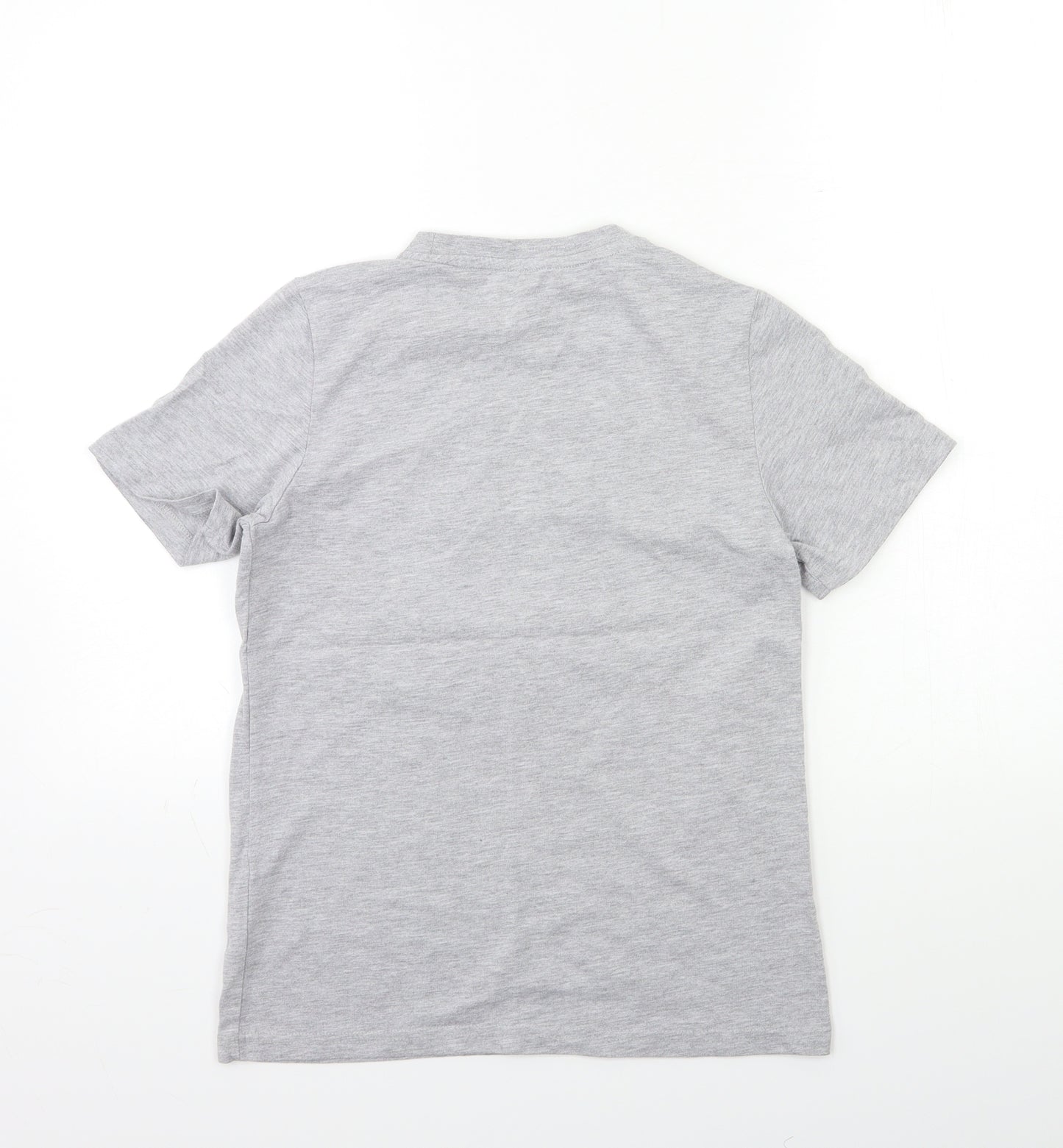 H&M Boys Grey   Basic T-Shirt Size 11-12 Years  - game mode