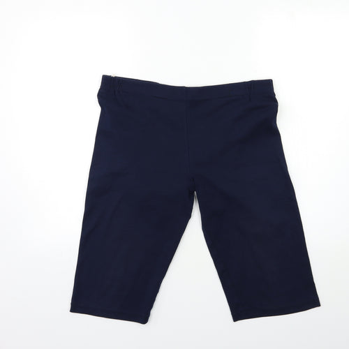 Preworn Womens Blue   Cropped Trousers Size 34 in