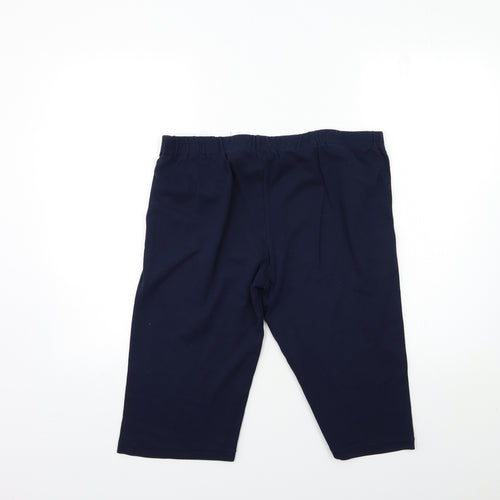 Preworn Womens Blue   Cropped Trousers Size 34 in