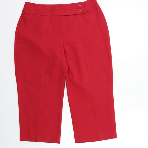 Bonmarché Womens Red   Rain Trousers Trousers Size 12 L20 in