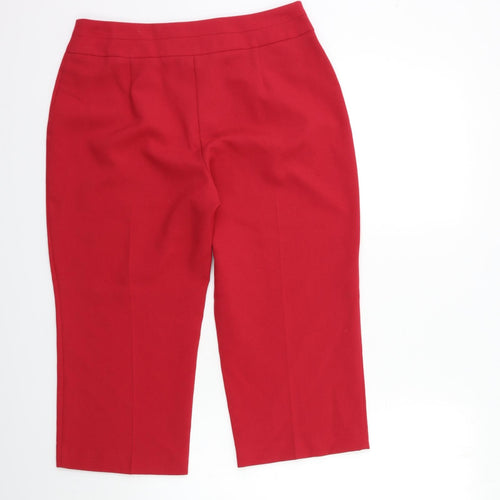 Bonmarché Womens Red   Rain Trousers Trousers Size 12 L20 in