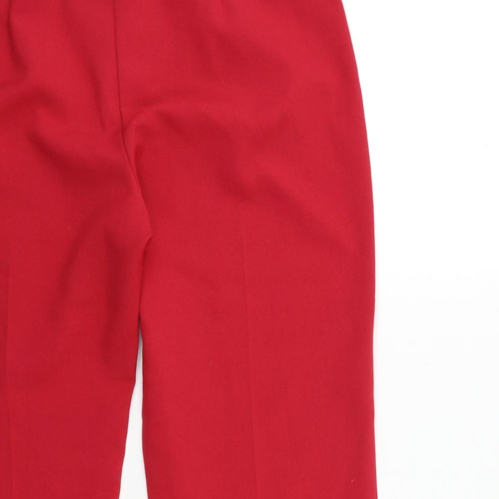Bonmarché Womens Red   Rain Trousers Trousers Size 12 L20 in