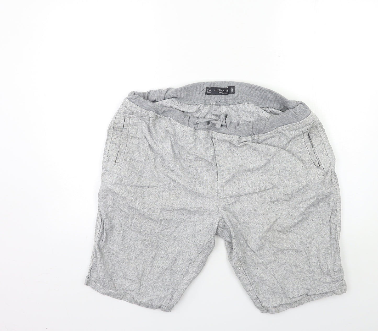 Primark Mens Grey   Cargo Shorts Size 38 in