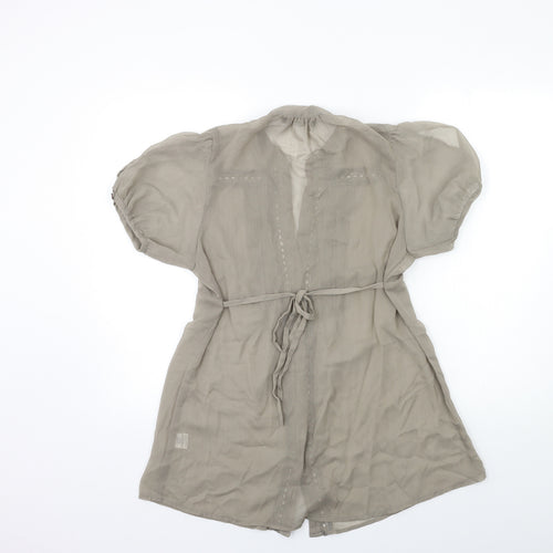 Select Womens Grey   Basic Blouse Size 10
