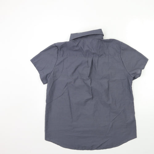 Preworn Mens Grey    Button-Up Size L