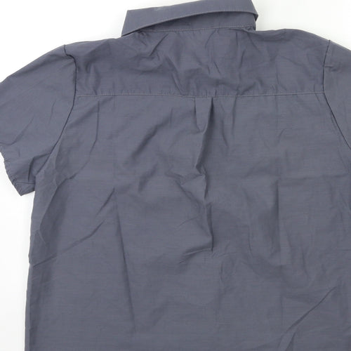Preworn Mens Grey    Button-Up Size L