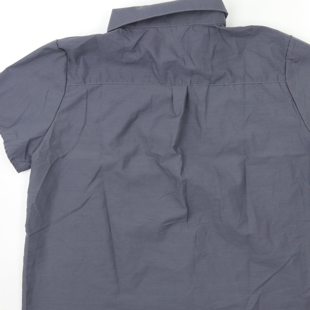 Preworn Mens Grey    Button-Up Size L