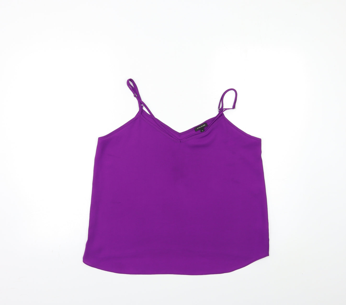 River Island Womens Purple   Basic Blouse Size 12
