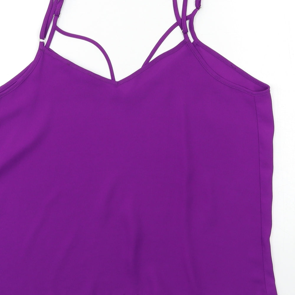 River Island Womens Purple   Basic Blouse Size 12