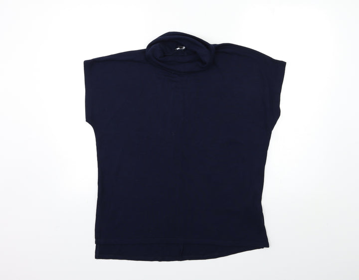 Warehouse Womens Blue  Knit Pullover Jumper Size 8