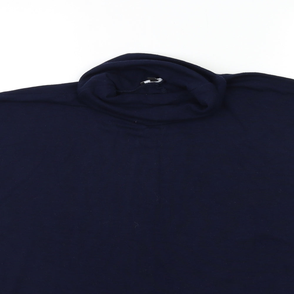 Warehouse Womens Blue  Knit Pullover Jumper Size 8