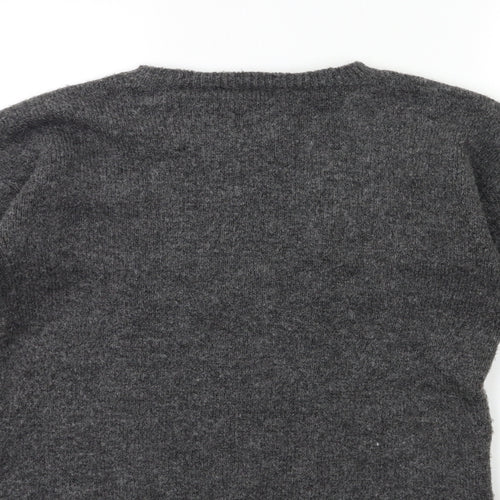 Dorothy Perkins Womens Grey  Knit Pullover Jumper Size 10