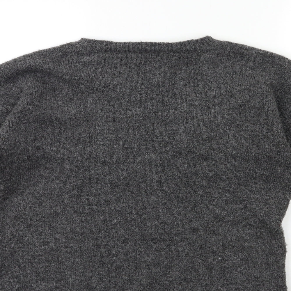 Dorothy Perkins Womens Grey  Knit Pullover Jumper Size 10