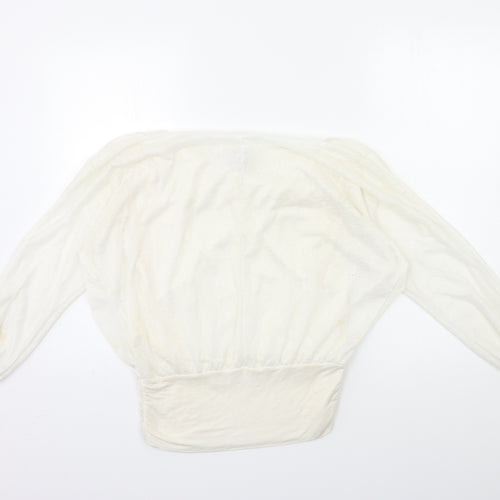 IZABEL Womens White   Basic Blouse Size 8