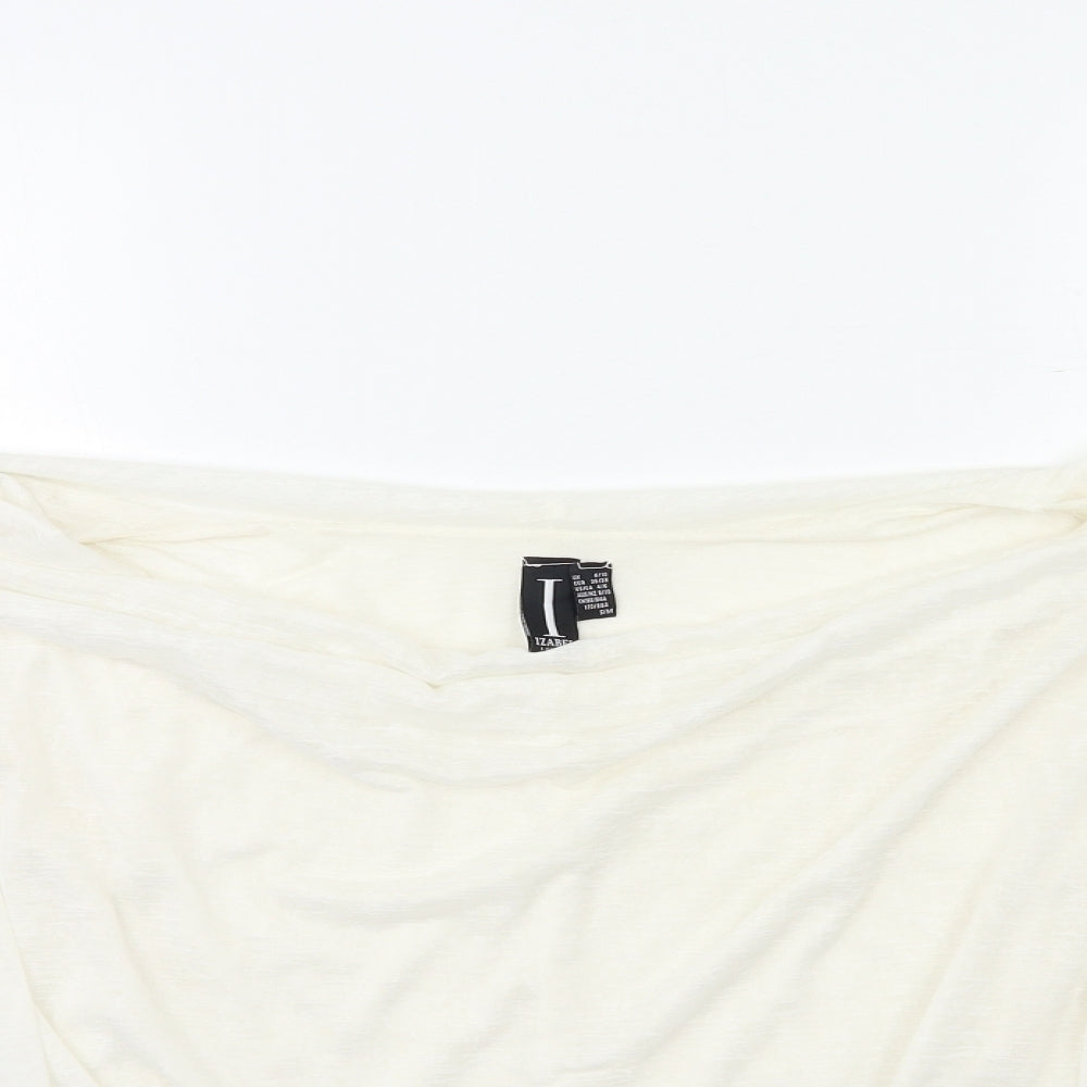 IZABEL Womens White   Basic Blouse Size 8