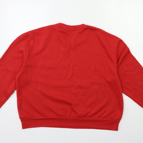 Primark Womens Red   Pullover Sweatshirt Size 12
