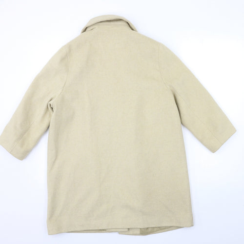 Atmosphere Womens Beige   Overcoat Coat Size 10
