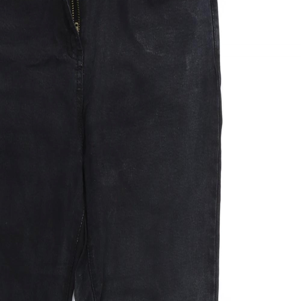 NEXT Womens Black  Denim Skinny Jeans Size 12 L29 in