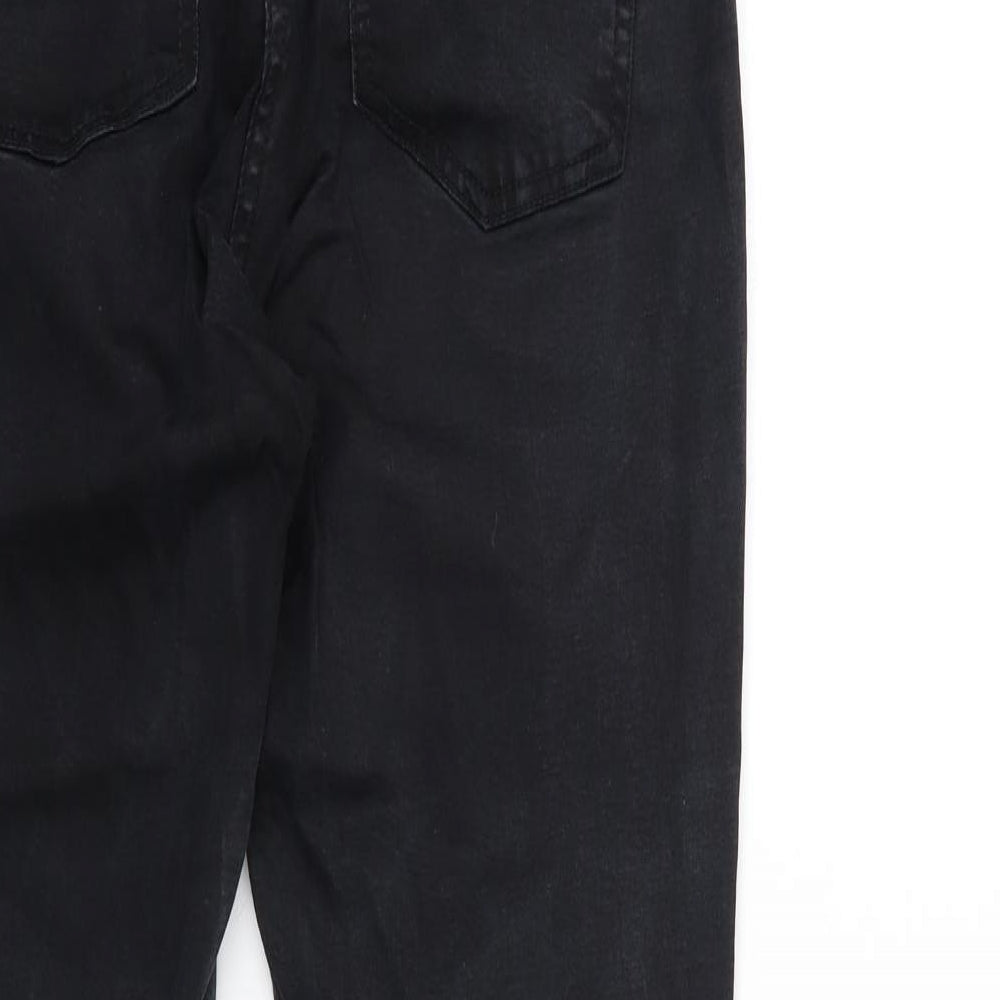 NEXT Womens Black  Denim Skinny Jeans Size 12 L29 in