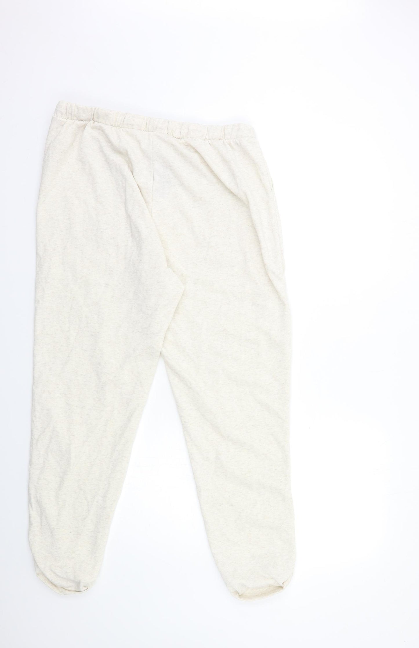 Primark Womens Beige   Sweatpants Trousers Size 14 L27 in