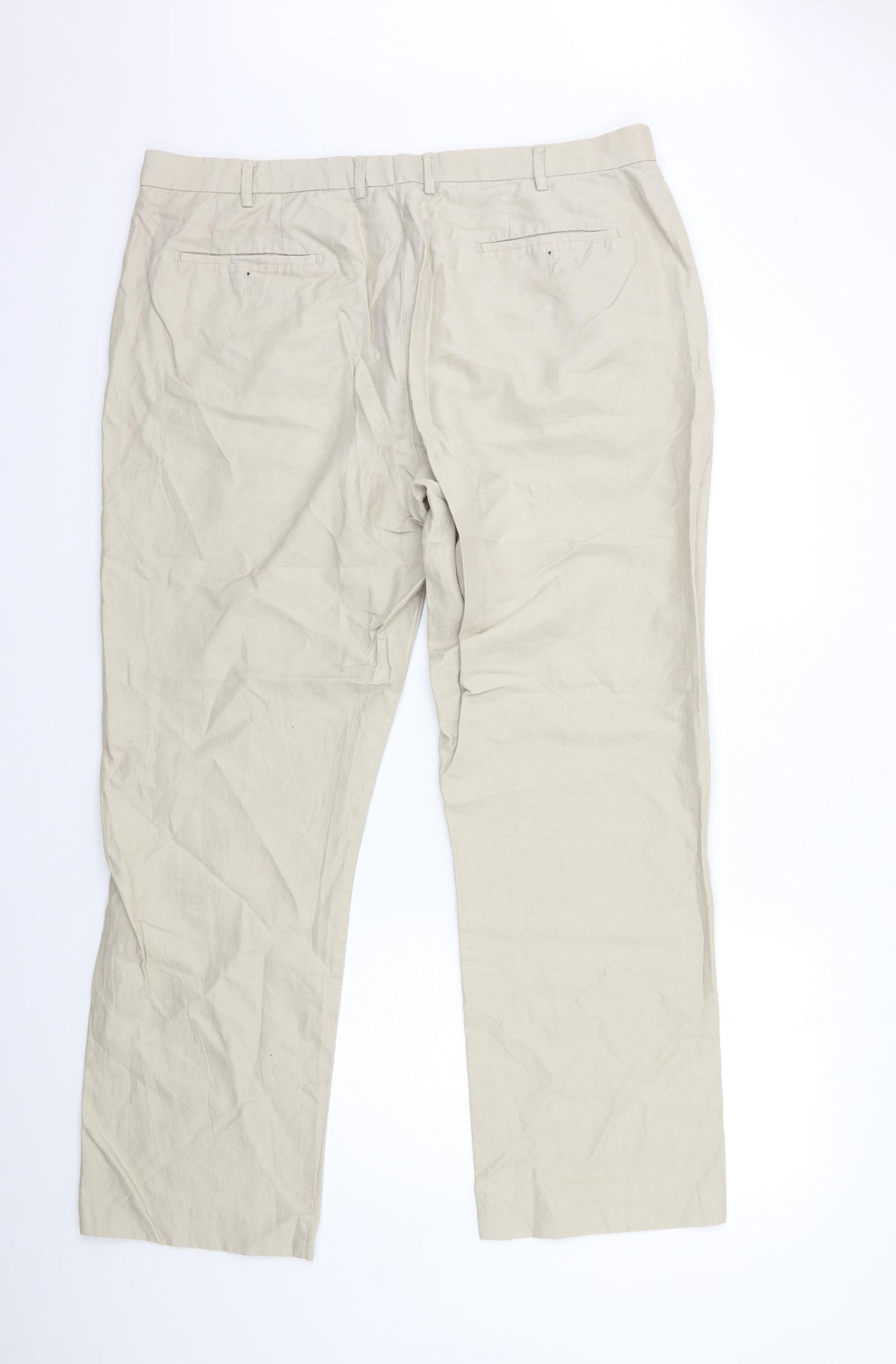 Butler & Webb Mens Beige   Trousers  Size 40 in L30 in