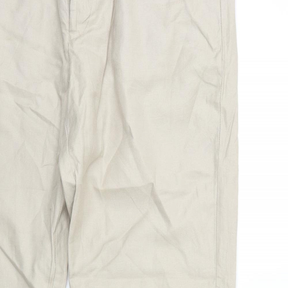 Butler & Webb Mens Beige   Trousers  Size 40 in L30 in