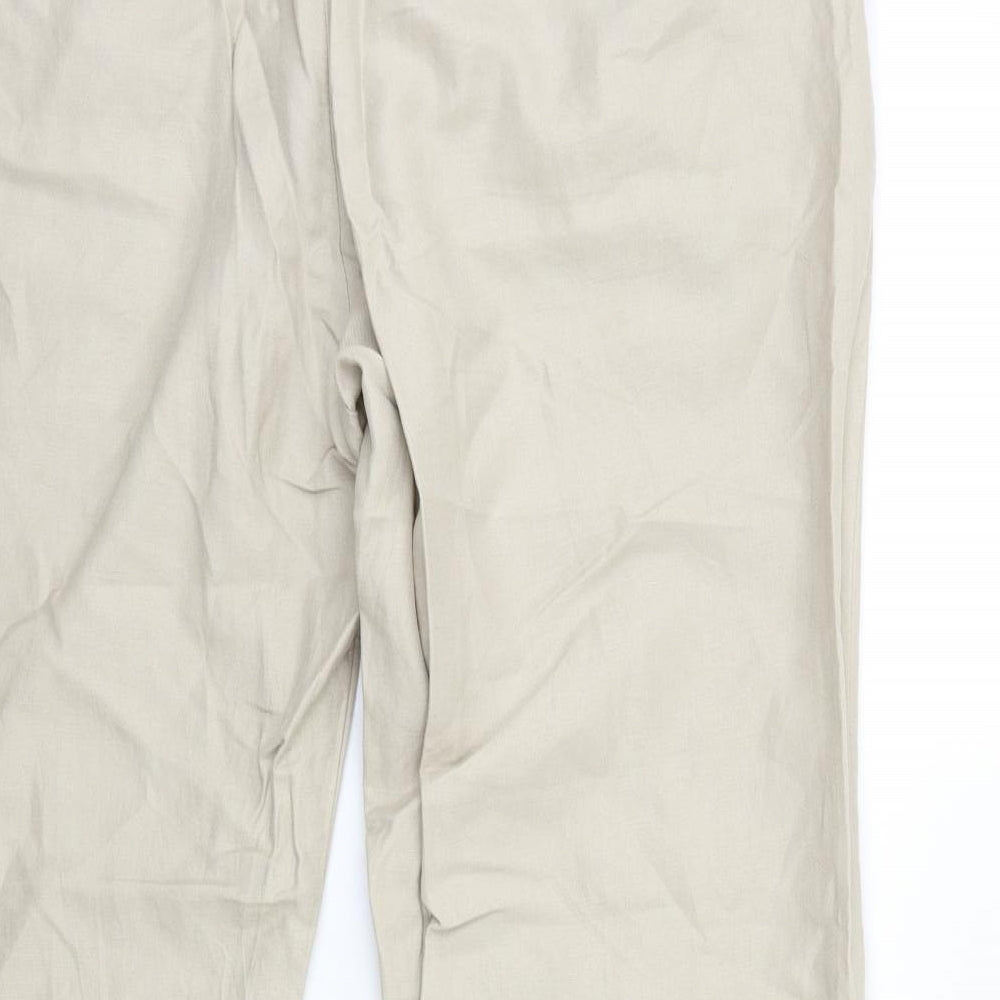 Butler & Webb Mens Beige   Trousers  Size 40 in L30 in