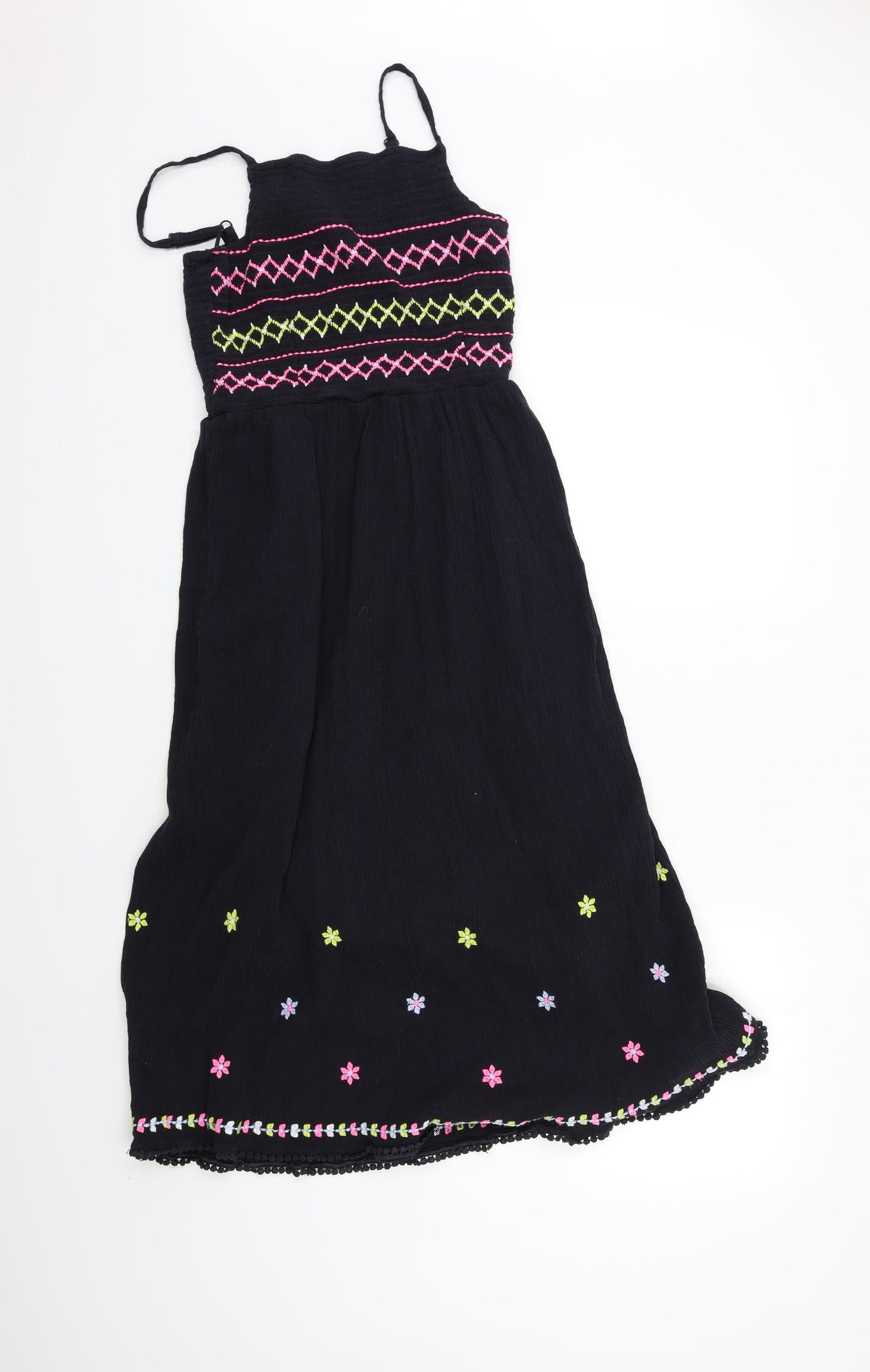 George Girls Black   Fit & Flare  Size 11-12 Years