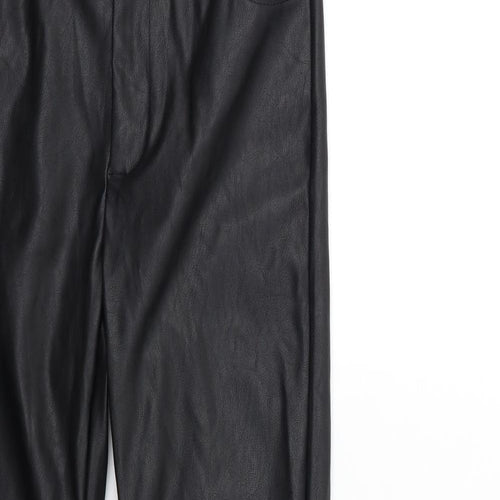 In Vogue Womens Black   Trousers  Size S L29 in