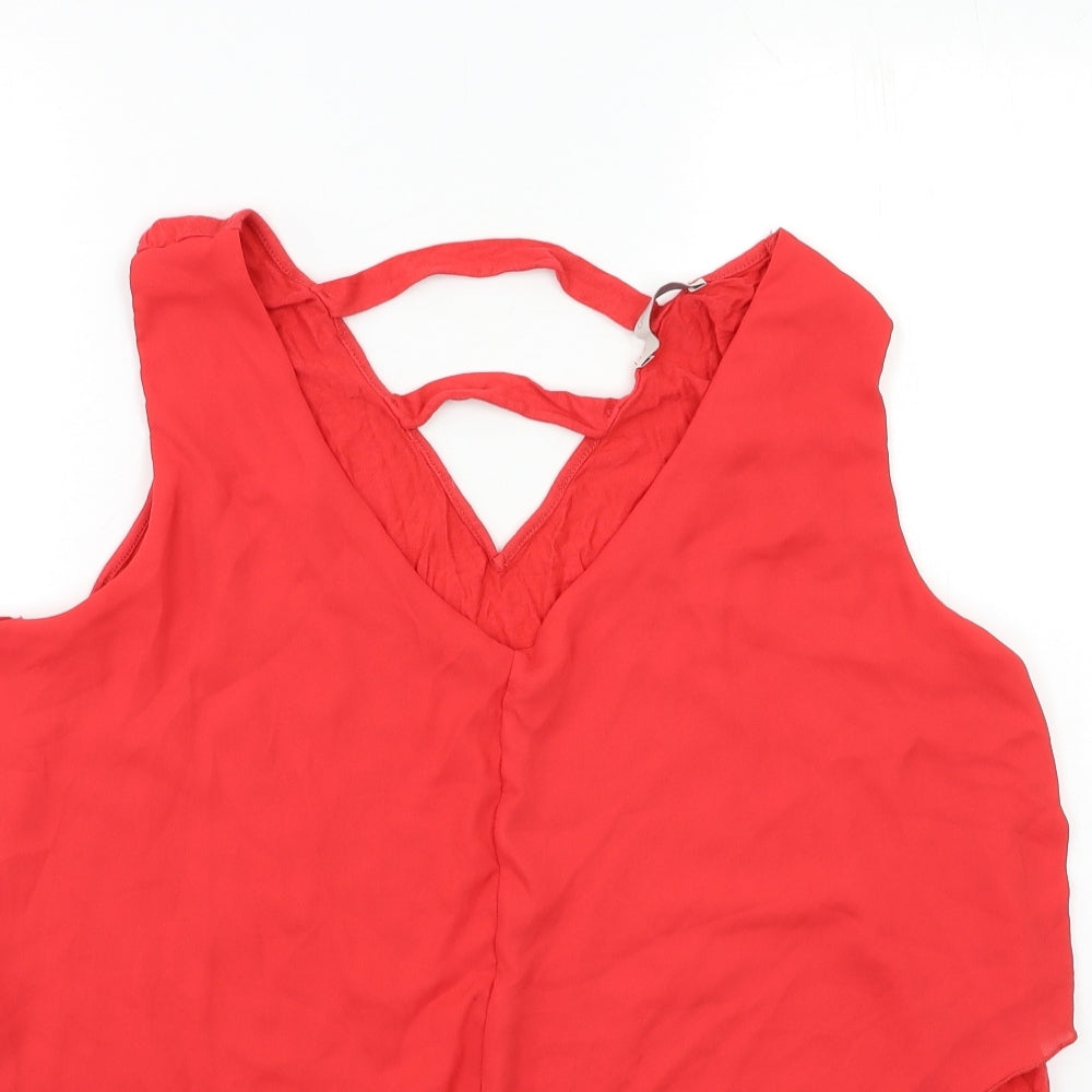 George Womens Red   Basic Blouse Size 20