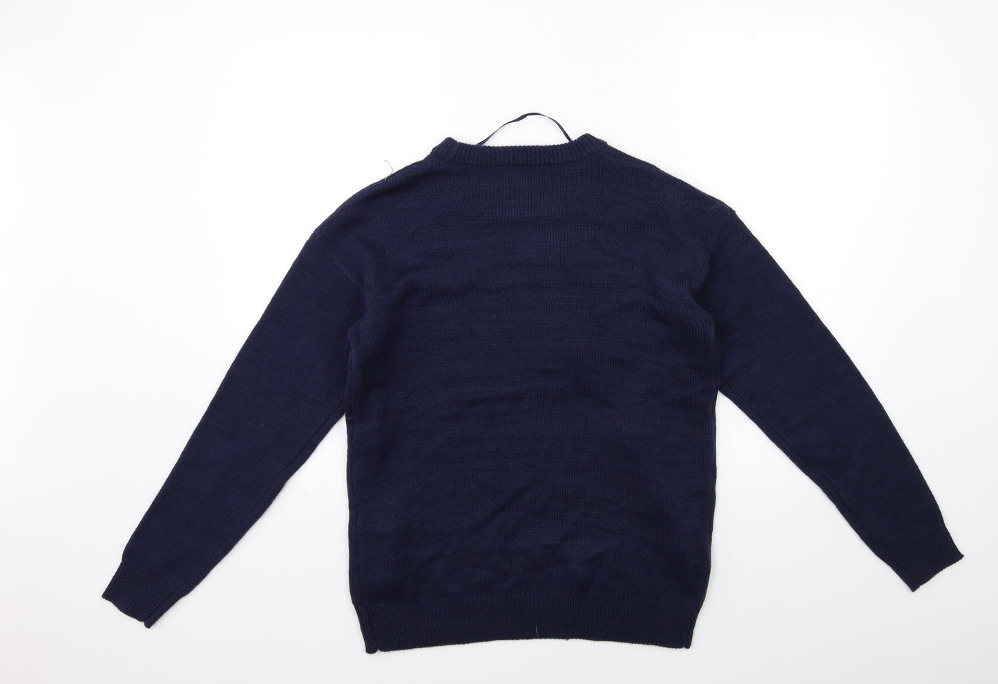 Primark Womens Blue  Knit Pullover Jumper Size 6  - christmas