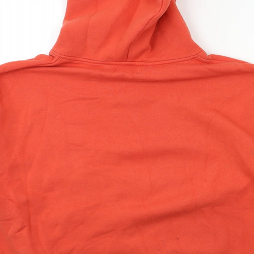 Topman Mens Orange   Pullover Hoodie Size L