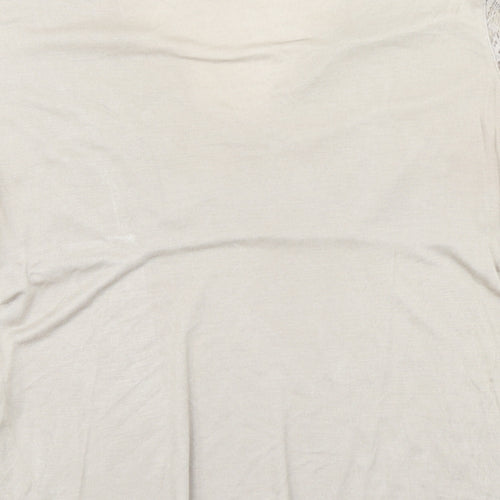 H&M Womens Brown   Basic Blouse Size S