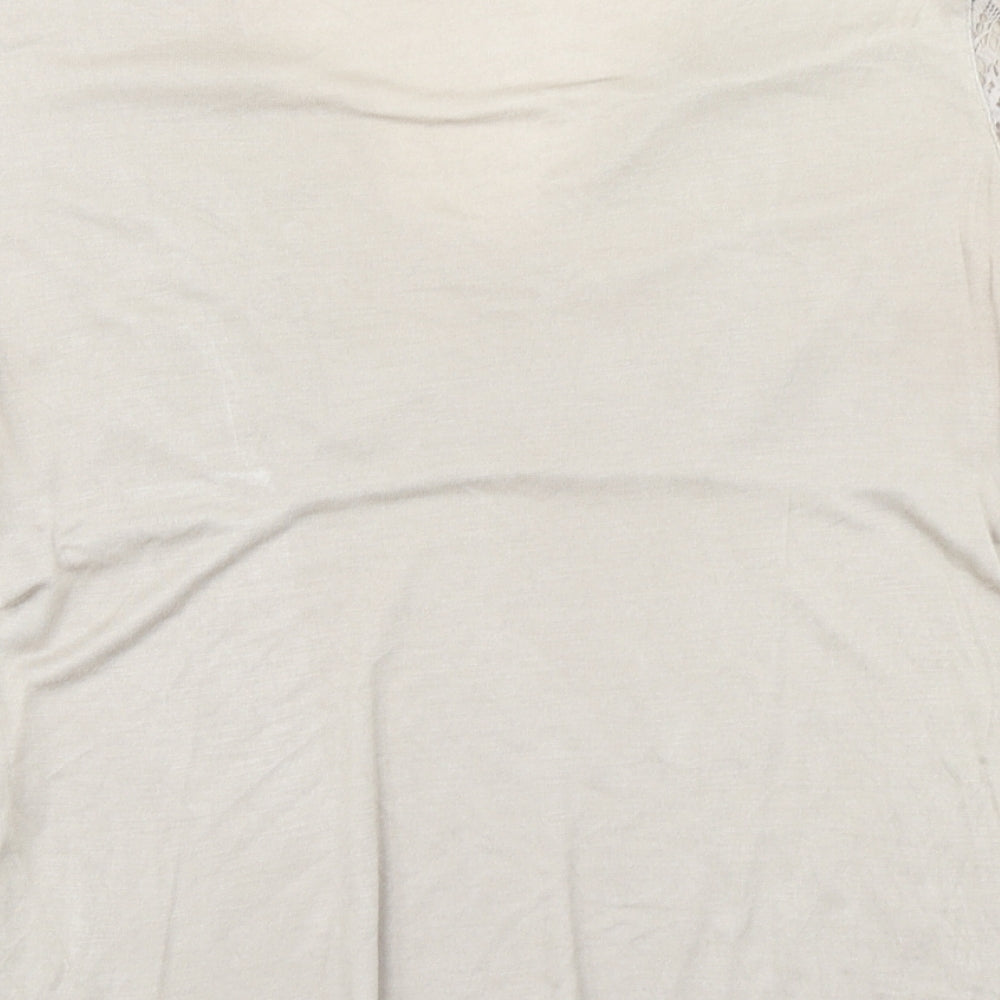 H&M Womens Brown   Basic Blouse Size S