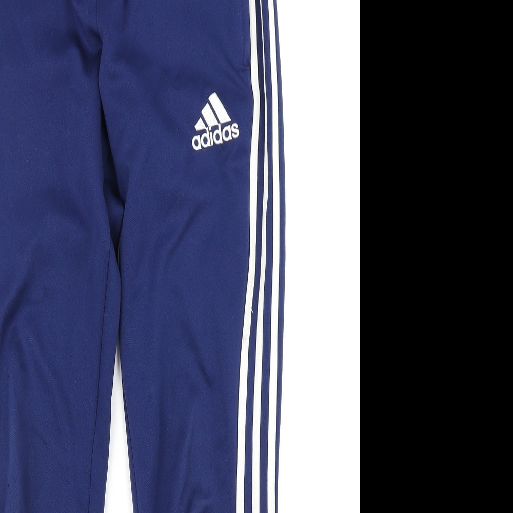 adidas Boys Blue   Jogger Trousers Size 13-14 Years