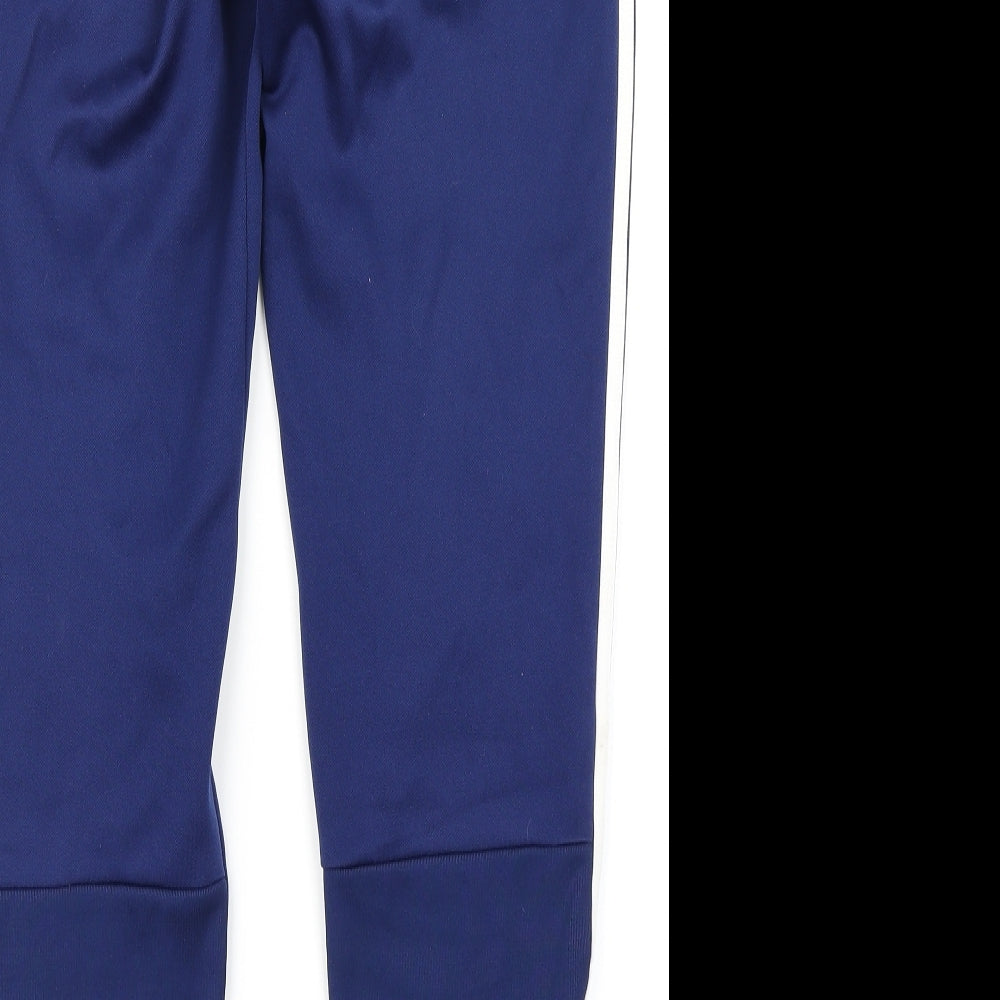 adidas Boys Blue   Jogger Trousers Size 13-14 Years