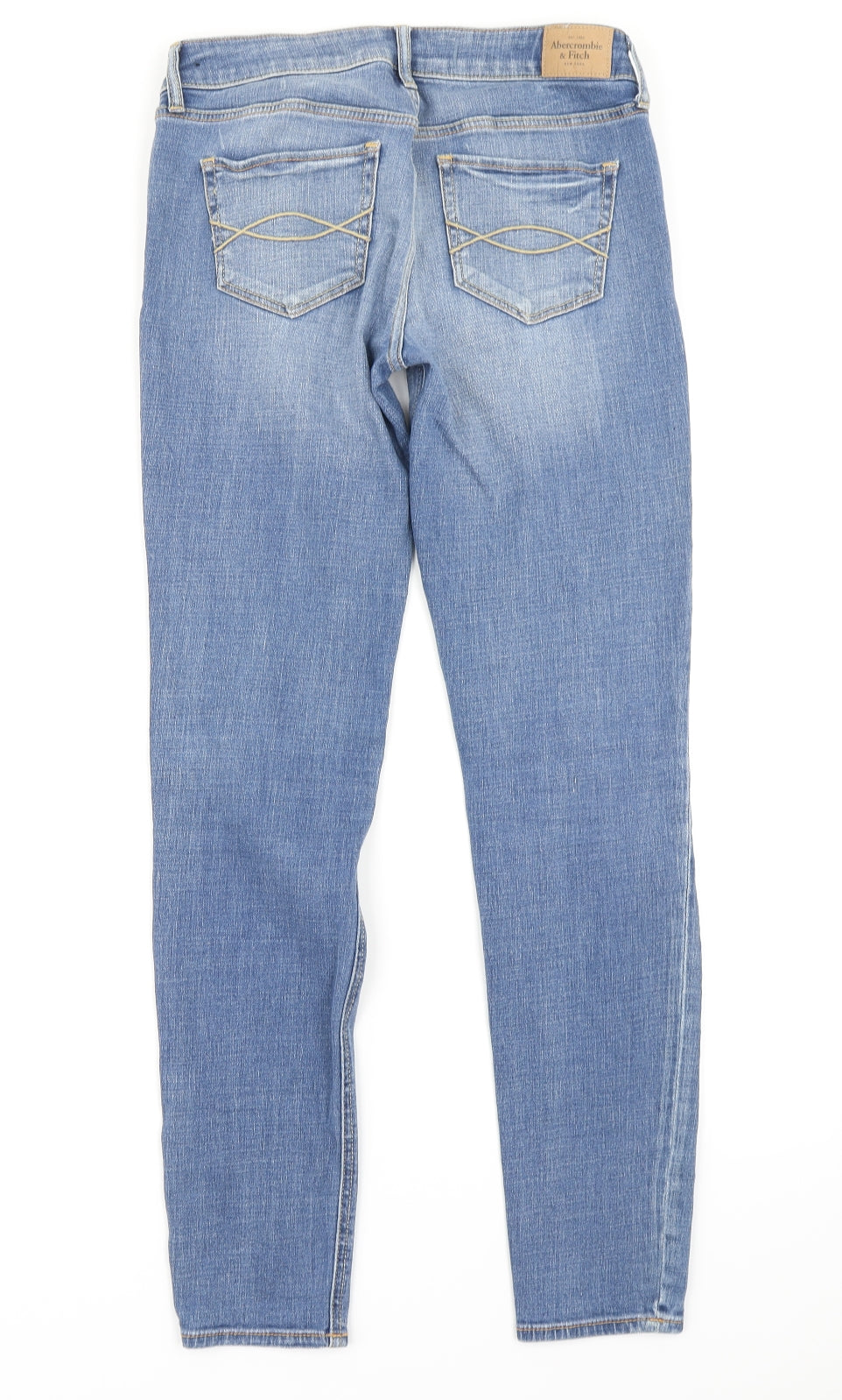 Abercrombie & Fitch Womens Blue  Denim Skinny Jeans Size 27 in L28 in
