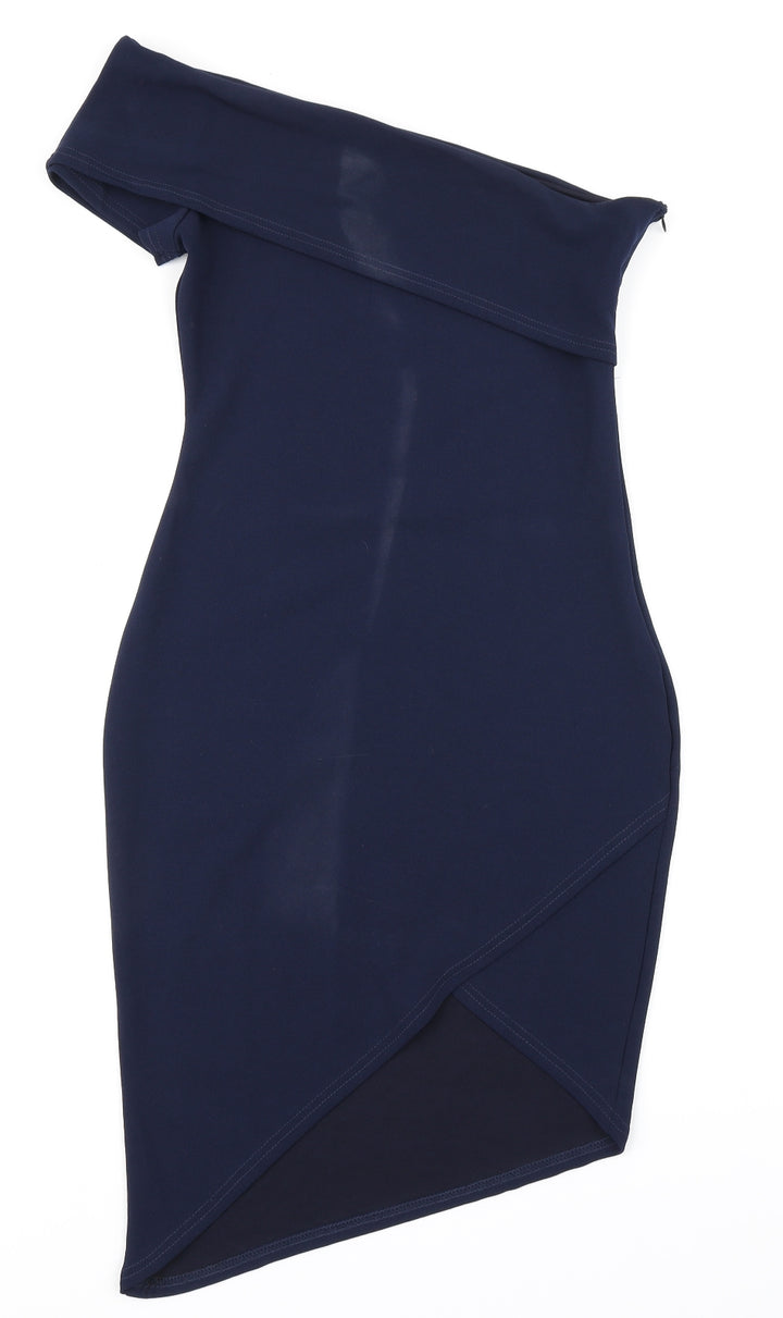 Missguided Womens Blue Bodycon Size 10