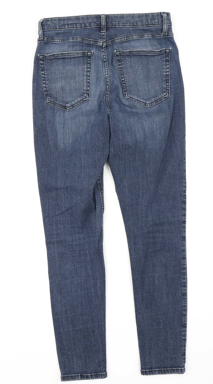 Topshop Womens Blue  Denim Skinny Jeans Size 32 in L32 in