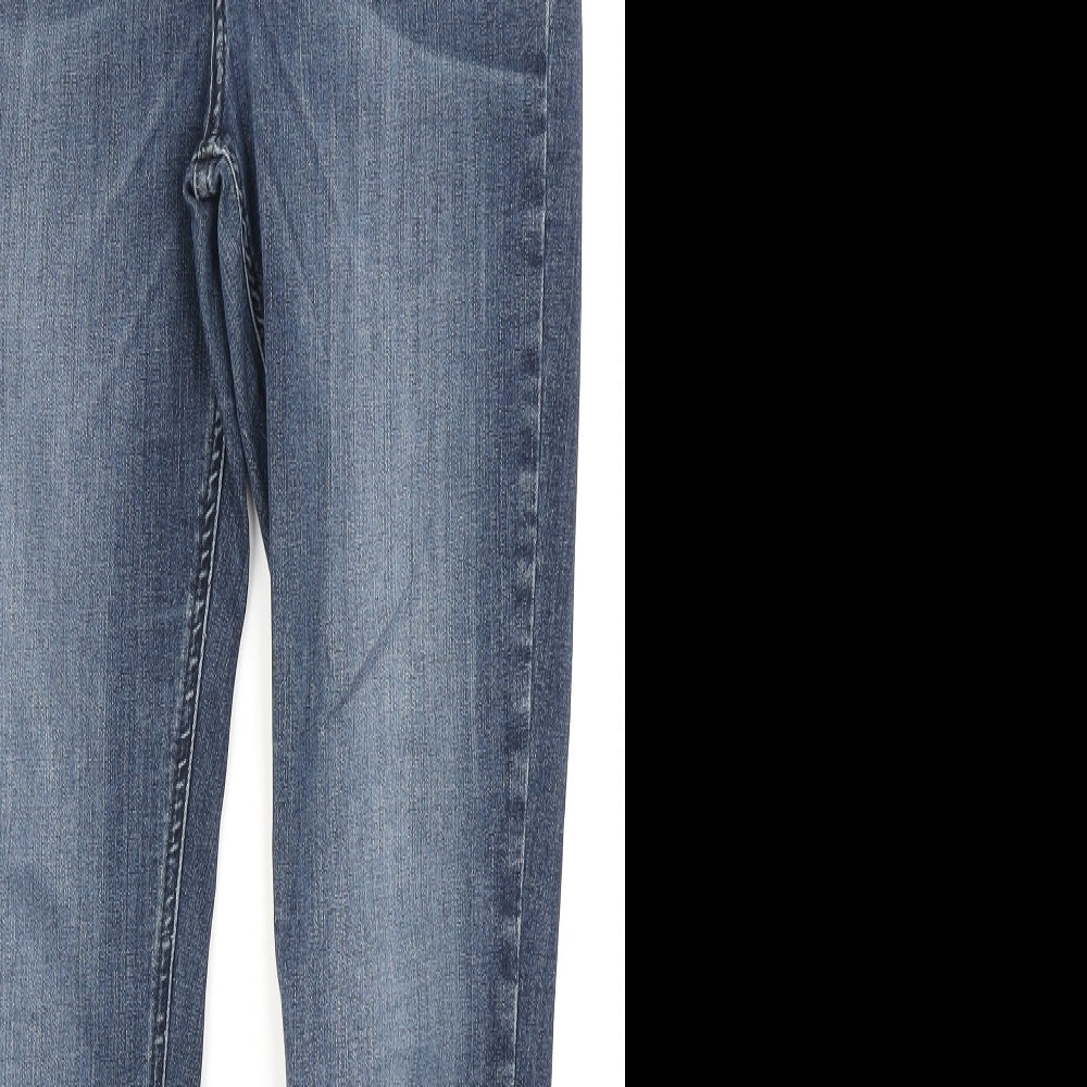 Topshop Womens Blue  Denim Skinny Jeans Size 32 in L32 in