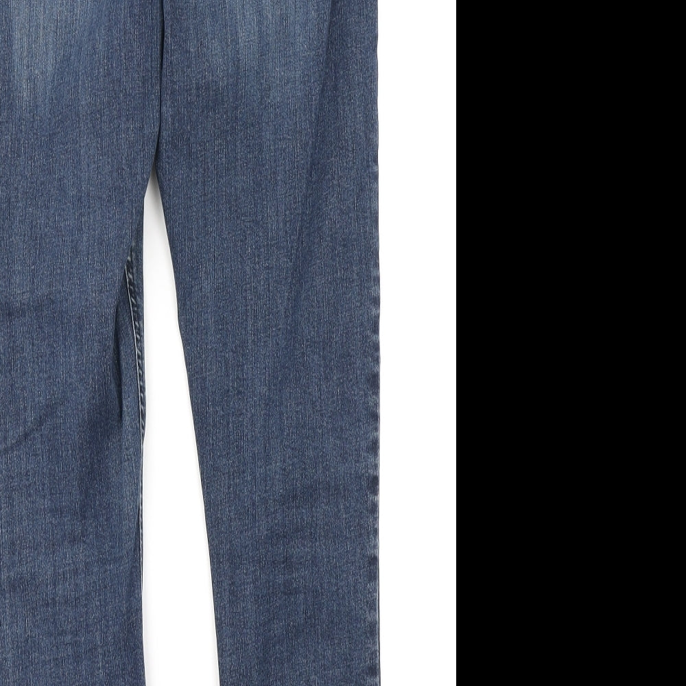 Topshop Womens Blue  Denim Skinny Jeans Size 32 in L32 in