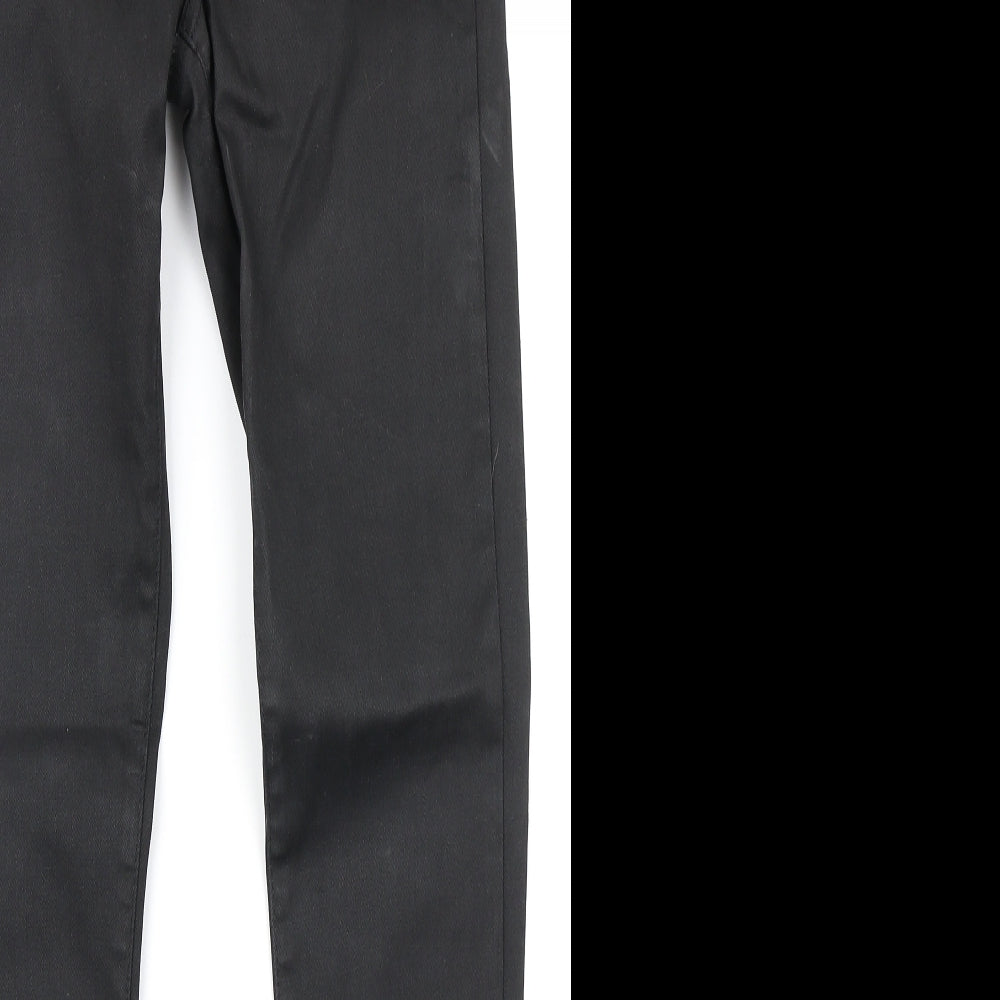 Topshop Womens Black  Denim Skinny Jeans Size 28 in L34 in
