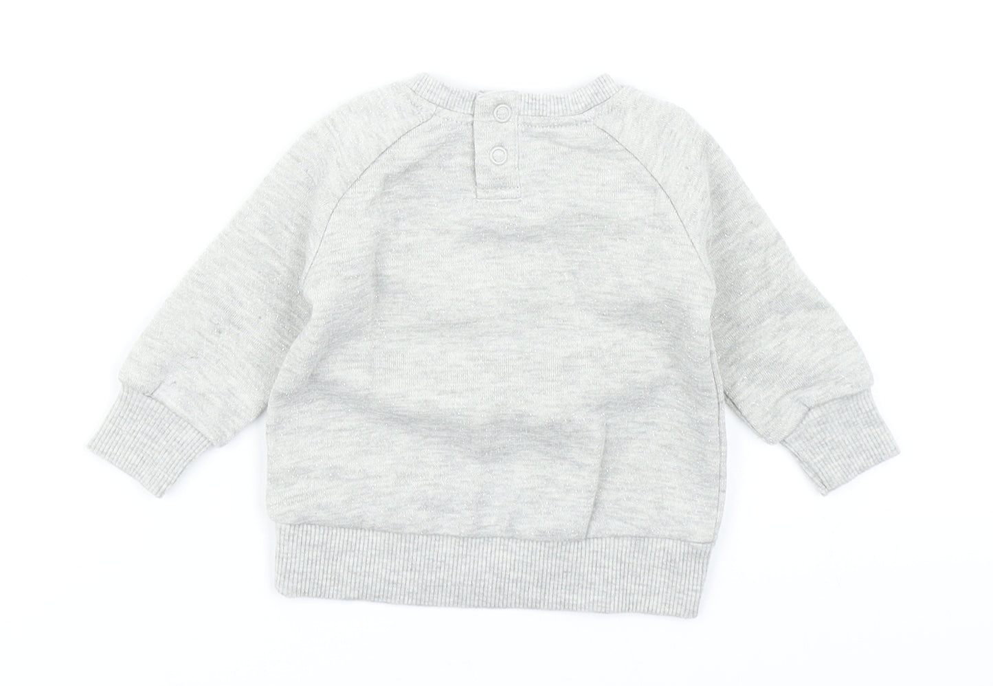 Primark Girls Grey   Basic T-Shirt Size 0-3 Months