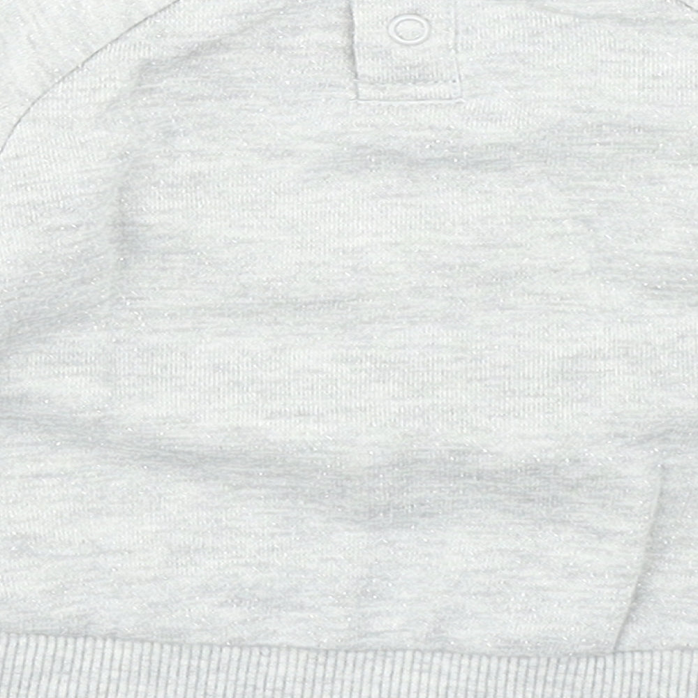 Primark Girls Grey   Basic T-Shirt Size 0-3 Months