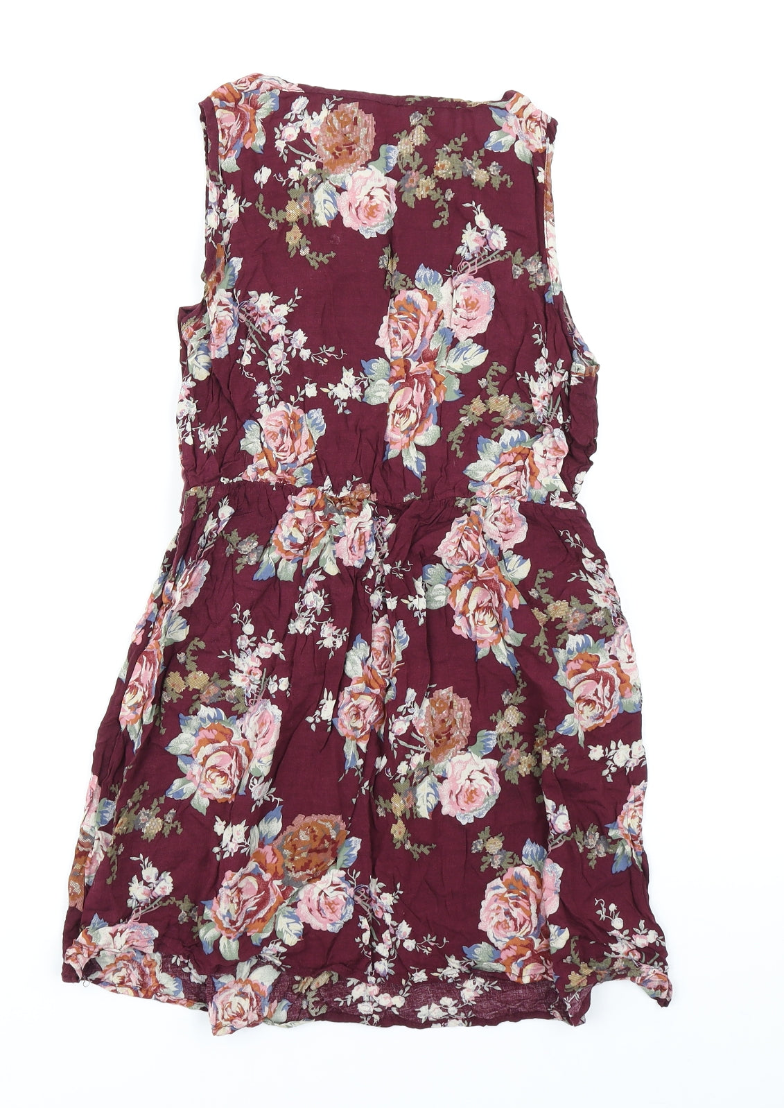 Hearts & Bows Womens Purple Floral  Skater Dress  Size 10
