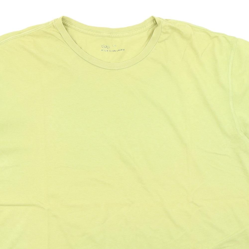 Gap Mens Green    T-Shirt Size L