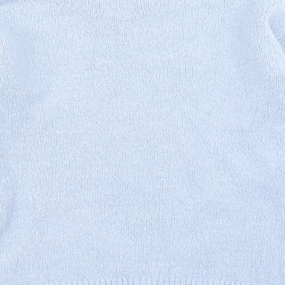 George Girls Blue  Knit Pullover Jumper Size 7-8 Years