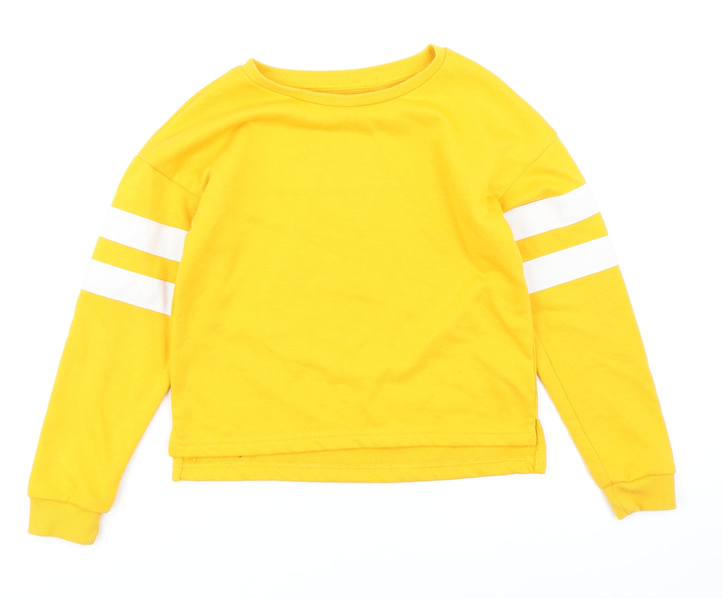 Primark Girls Yellow   Pullover Sweatshirt Size 8-9 Years