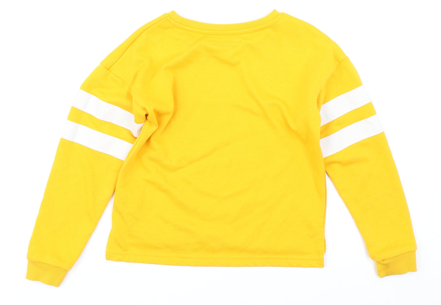 Primark Girls Yellow   Pullover Sweatshirt Size 8-9 Years
