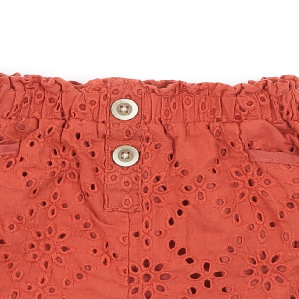 Primark Girls Brown   Mom Shorts Size 9-10 Years